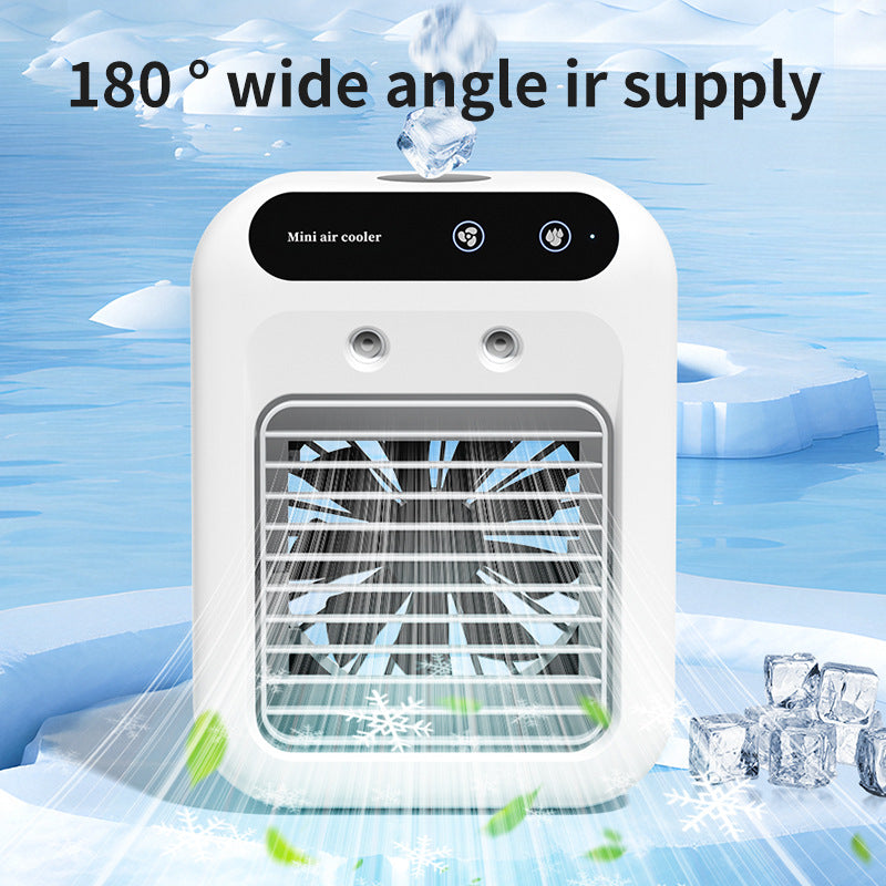 Mini portable air conditioner – rechargeable USB fan with water mist